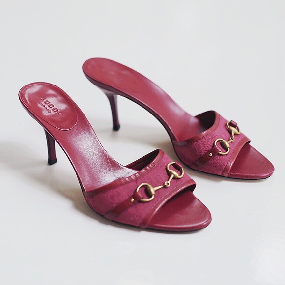 Gucci Shoes - ☀️SALE☀️Gucci Pink Horsebit Heeled Sandals